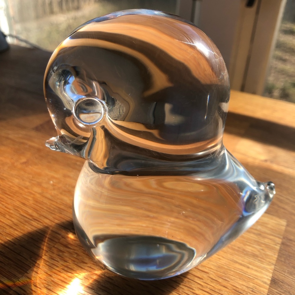 Artistic Glass Bird Figurine